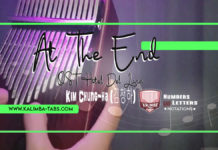 At The End Ost Hotel Del Luna Part 6 At The End Kalimba Tabs