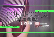 DDU-DU-DDU-DU (뚜두뚜두) DDU-DU DDU-DU kalimba Tabs