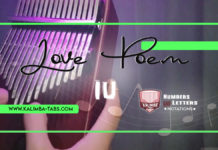 Love Poem by IU Love Poem Kalimba Tabs