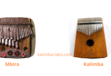 different between Mbira and kalimba