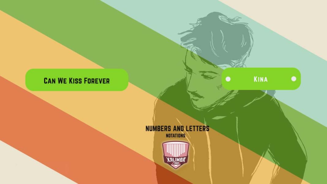 Kiss The Rain ver2 Kalimba Tabs Easy Kalimba Chords Number and Letter Notation