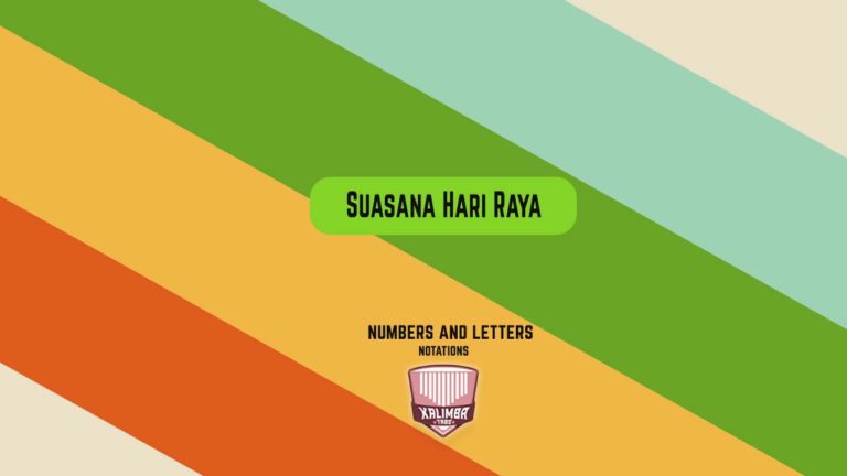 Suasana Hari Raya Kalimba Tabs : Easy Kalimba Chords Number and Letter ...
