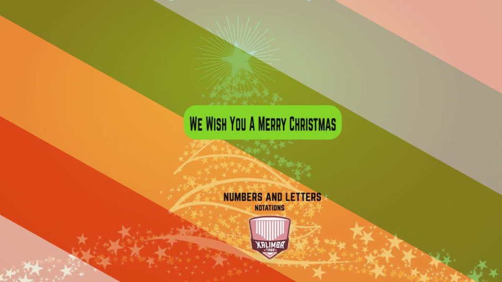 We Wish You A Merry Christmas Kalimba Tabs