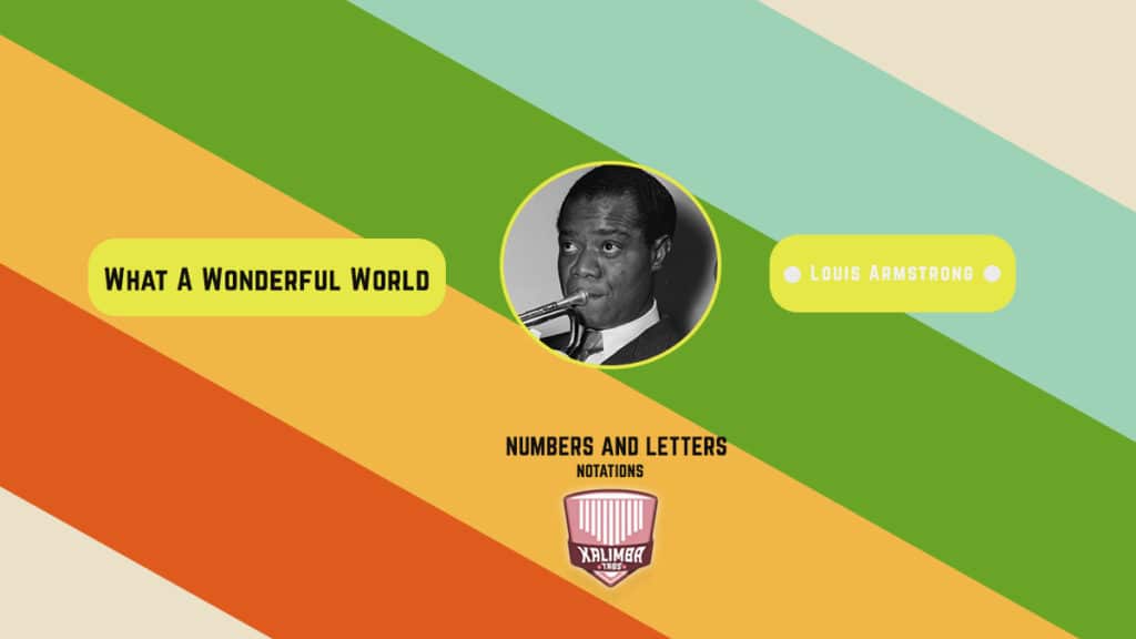 What A Wonderful World Kalimba Tabs