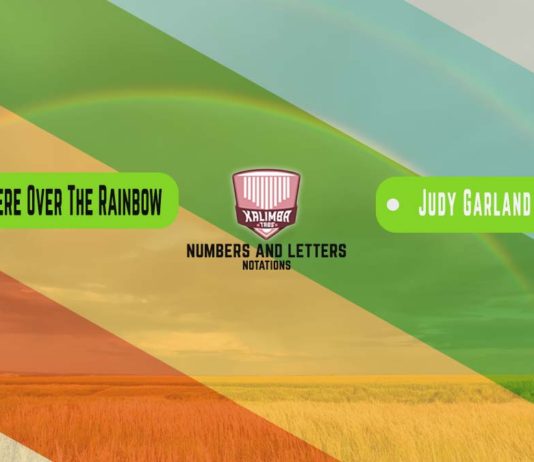 Somewhere Over The Rainbow kalimba tabs